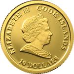 Ten Dollars Gold - Christmas Angel: Photo Coin, Cook Islands, Ten Dollars Gold - Christmas Angel / thumbnail