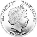 Silver Ounce 2013 Young Wildlife - Tiger: Photo Coin, Cook Islands, Silver Ounce 2013 Young Wildlife - Tiger / thumbnail