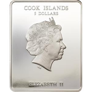 Cook Islands / Five Dollars Silver 2013 Neupivaemaya Chalice - obverse photo