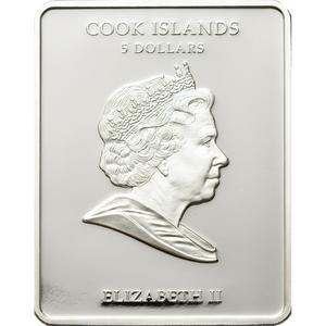 Cook Islands / Five Dollars Silver 2010 Holy Trinity - obverse photo