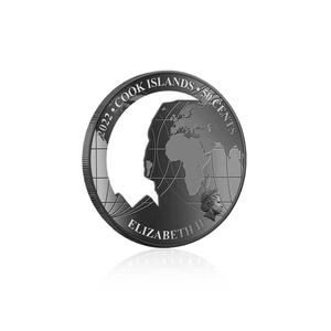 Cook Islands / Fifty Cents 2022 Landmarks of the World - Pyramids - obverse photo