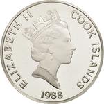 Cook Islands / Fifty Dollars 1988 Lewis and Clark - obverse photo