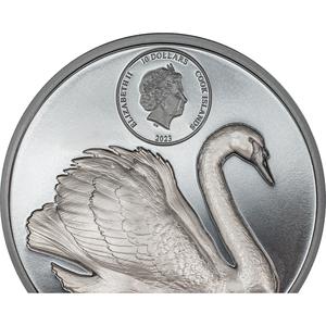 Cook Islands / Silver Two Ounces 2023 Black Swan - obverse photo