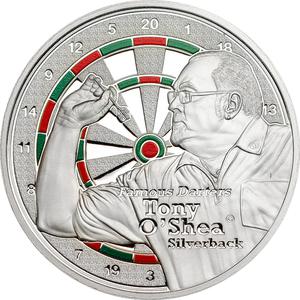 Cook Islands / One Dollar 2014 Famous - Darters O’Shea - reverse photo
