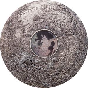 Cook Islands / Silver Three Ounces 2017 Moon - reverse photo