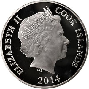 Cook Islands / One Ounce Silver 2014 The Calendar - obverse photo