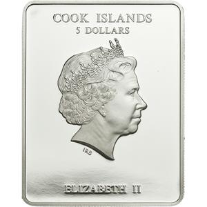 Cook Islands / Five Dollars Silver 2011 Assumption of Mary - obverse photo