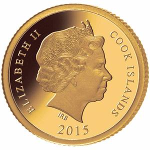 Cook Islands / Gold Half Gram 2015 Magna Carta (2) - obverse photo
