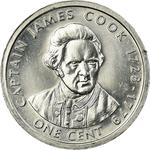 One Cent 2003 James Cook: Photo Coin, Cook Islands, One Cent 2003 James Cook / thumbnail
