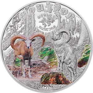 Cook Islands / Silver Half Ounce 2015 Mouflon - reverse photo