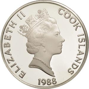 Cook Islands / Fifty Dollars 1988 Stanley Livingstone - obverse photo
