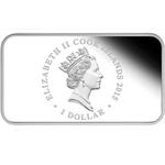 Cook Islands / Silver Ounce 2015 Year of the Goat Rectangle - obverse photo