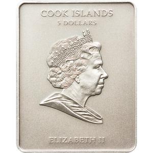 Cook Islands / Five Dollars Silver 2010 David of Michelangelo - obverse photo