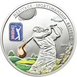 Five Dollars Silver 2013 PGA Tour - Golf Club: Photo Coin, Cook Islands, Five Dollars Silver 2013 PGA Tour - Golf Club / thumbnail