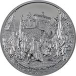 Cook Islands / Silver Two Ounces 2021 Voayagers Thirst for Discovery / Black Proof - reverse photo
