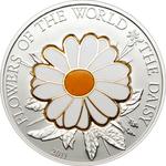 Five Dollars Silver 2011 World of Flowers - Daisy: Photo Coin, Cook Islands, Five Dollars Silver 2011 World of Flowers - Daisy / thumbnail