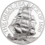 Silver Half Ounce 2016 The Great Tea Race: Photo Coin, Cook Islands, Silver Half Ounce 2016 The Great Tea Race / thumbnail