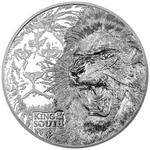 Silver Ounce 2023 Nature Kings - Lion: Photo Coin, Cook Islands, Silver Ounce 2023 Nature Kings - Lion / thumbnail