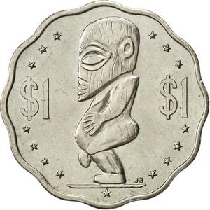 Cook Islands / One Dollar 1992 - reverse photo