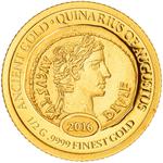 Gold Half Gram 2016 Quinarius of Augustus: Photo Coin, Cook Islands, Gold Half Gram 2016 Quinarius of Augustus / thumbnail