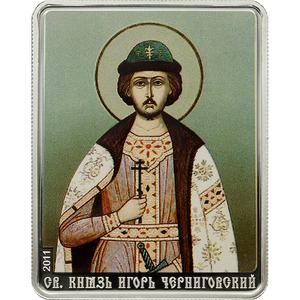 Cook Islands / Five Dollars Silver 2011 Patron Saints - St Igor - reverse photo