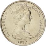 Five Cents 1972: Photo Coin, Cook Islands, Five Cents 1972 / thumbnail
