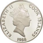Fifty Dollars 1988 Sir Francis Drake: Photo Coin, Cook Islands, Fifty Dollars 1988 Sir Francis Drake / thumbnail