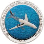 One Dollar Silver 2019 Hudson River Incident: Photo Coin, Cook Islands, One Dollar Silver 2019 Hudson River Incident / thumbnail