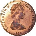 One Cent 1977: Photo Coin, Cook Islands, One Cent 1977 / thumbnail