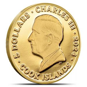 Cook Islands / Gold Half Gram 2024 Iron Maiden - obverse photo