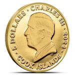 Gold Half Gram 2024 Iron Maiden: Photo Coin, Cook Islands, Gold Half Gram 2024 Iron Maiden / thumbnail