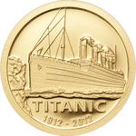 Gold Half Gram 2012 Titanic: Photo Coin, Cook Islands, Gold Half Gram 2012 Titanic / thumbnail