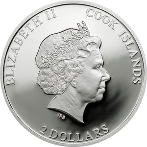 Cook Islands / Silver Half Ounce 2016 Moose - obverse photo
