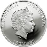 Silver Half Ounce 2016 Moose: Photo Coin, Cook Islands, Silver Half Ounce 2016 Moose / thumbnail