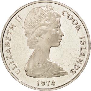 Cook Islands / Twenty Cents 1974 - obverse photo