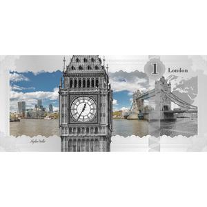 Cook Islands / Silver Five Grams 2017 Skyline Dollar - London - reverse photo