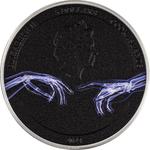 Cook Islands / Silver Ounce 2023 X-Ray - Creation of Adam - obverse photo