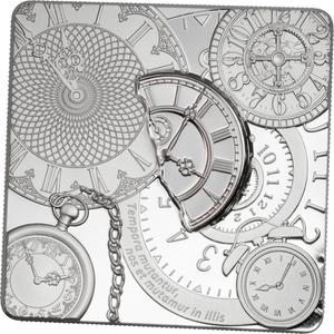 Cook Islands / Silver Ounce 2017 Time Capsule Coin - reverse photo