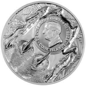 Cook Islands / Silver Three Ounces 2025 Nature Kings - Tiger - obverse photo