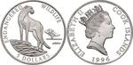 Silver Ounce 1996 Cheetah: Photo Coin, Cook Islands, Silver Ounce 1996 Cheetah / thumbnail