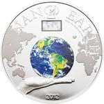 Ten Dollars Silver 2012 Nano Earth - The World in Your Hand: Photo Coin, Cook Islands, Ten Dollars Silver 2012 Nano Earth - The World in Your Hand / thumbnail