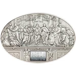 Cook Islands / Five Dollars Silver 2013 Raphael’s Rooms Nano - reverse photo