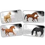 Silver Ounce 2014 Year of the Horse Rectangle: Photo Coin, Cook Islands, Silver Ounce 2014 Year of the Horse Rectangle / thumbnail