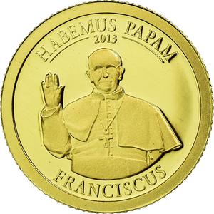 Cook Islands / One Dollar Gold 2013 Habemus Papam - obverse photo