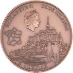 Copper Fifty Grams 2023 Mont-Saint-Michel: Photo Coin, Cook Islands, Copper Fifty Grams 2023 Mont-Saint-Michel / thumbnail