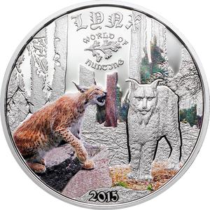 Cook Islands / Silver Half Ounce 2015 Lynx - reverse photo