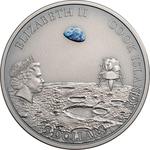 Silver Ounce 2019 Moon Landing 1969 - Footprint: Photo Coin, Cook Islands, Silver Ounce 2019 Moon Landing 1969 - Footprint / thumbnail