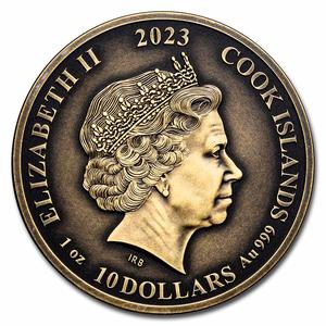 Cook Islands / Gold Ounce 2023 Norse Gods - Thor - obverse photo