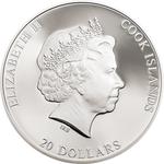 Silver Three Ounces 2018 Gustav Klimt - Tree of Life: Photo Coin, Cook Islands, Silver Three Ounces 2018 Gustav Klimt - Tree of Life / thumbnail