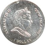 Two Dollars Platinum 2010 Fisherman's God: Photo Coin, Cook Islands, Two Dollars Platinum 2010 Fisherman's God / thumbnail